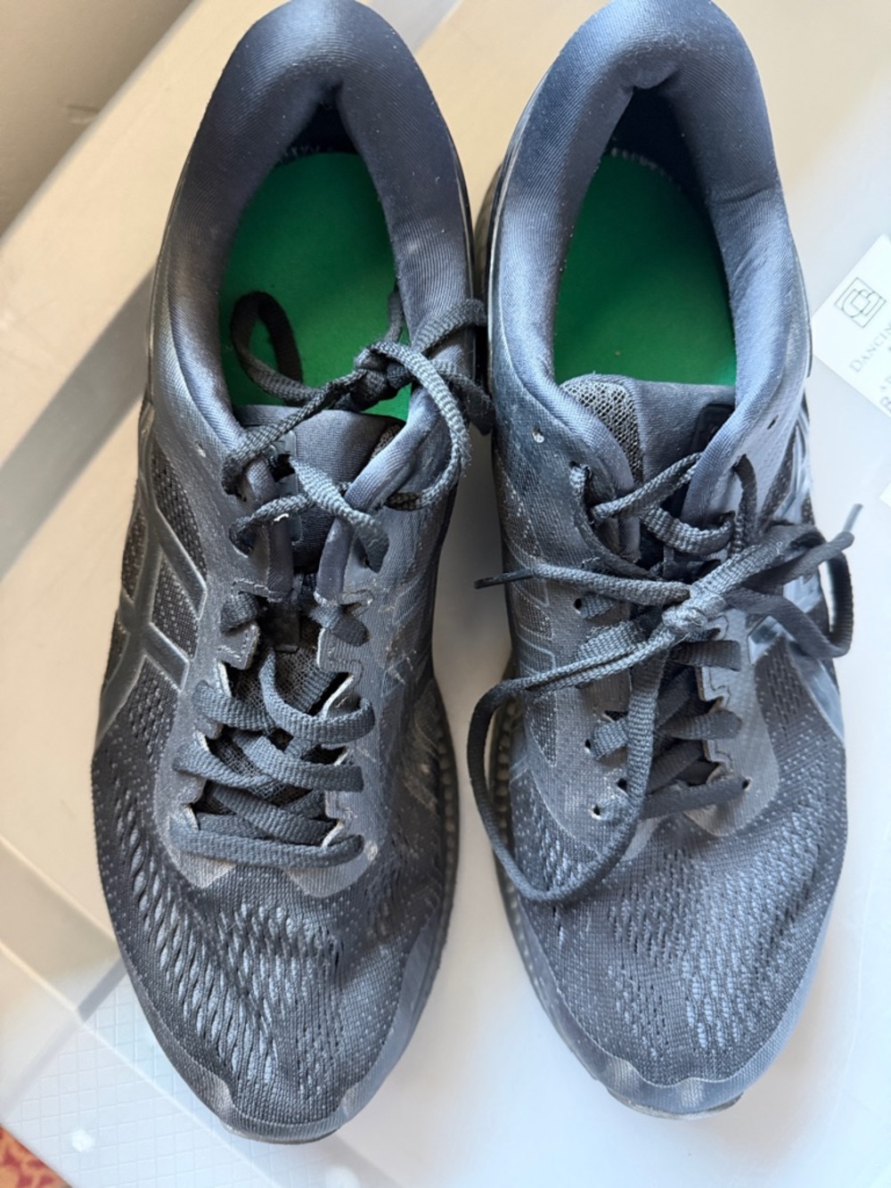 Asics Gel Kayano 26 Black Athletic Running Shoes
